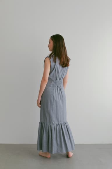 TIERED DRESS / GRY