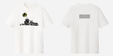 ウクライナ人道支援チャリティーTシャツ ホワイト