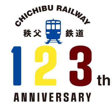 秩父鉄道創立123周年ロゴ　イメージ