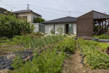 無農薬にこだわった菜園ガーデン