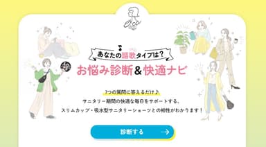 お悩み診断＆快適ナビ 結果イメージ