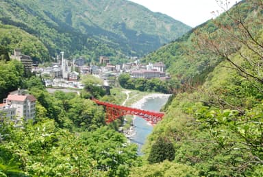 黒部峡谷風景