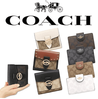 MODERN-KING／COACH コンパクト型 二つ折り財布