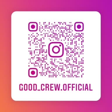 インスタグラム 　@GOOD.CREW.OFFICIAL