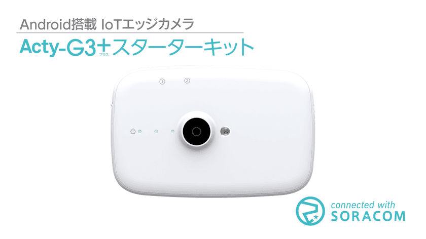 3種類のサンプルプログラムをプリインストールした
「Acty-G3＋ スターターキット」を
SORACOM IoTストアで提供開始！
発売を記念して、期間限定割引キャンペーンを実施！