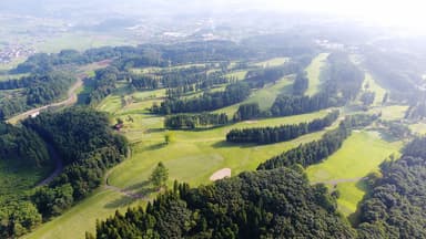 長野国際カントリークラブ・空撮