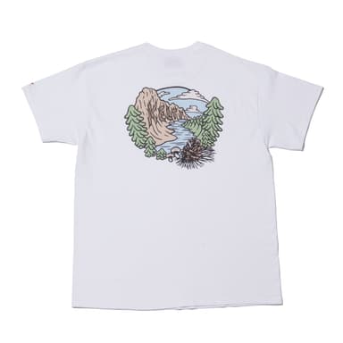 “LANDSCAPE”S/S TEE ホワイト バック