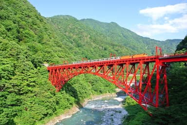 新緑の新山彦橋