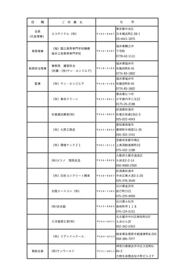 ASE会員企業一覧2022年4月現在