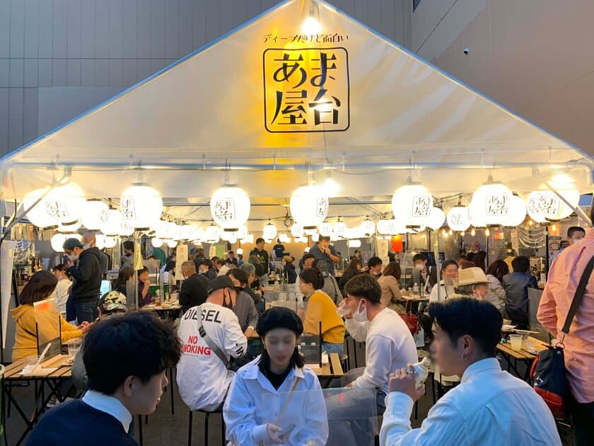 2022年5月1日、阪神尼崎駅前の
オープンエアー屋台広場がリニューアル　
～阪神尼崎エリアの活性化に向けて、
期間限定で昨年からオープン～