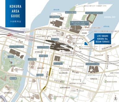 ライブスクエア小倉駅オーシャンテラス 周辺地図