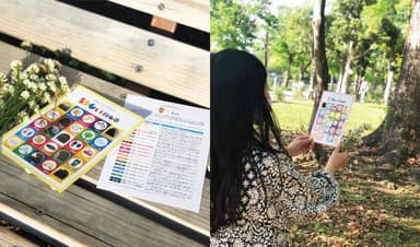 SDGs BINGOで遊ぶ風景