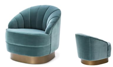 EICHHOLTZ_Chair Hadley cameron deep turquoise