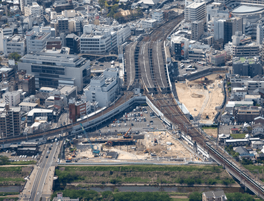 施工地区の工事進捗状況（2022年4月時点)