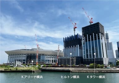 建設中のＫアリーナプロジェクト外観(写真：ケン・コーポレーション)