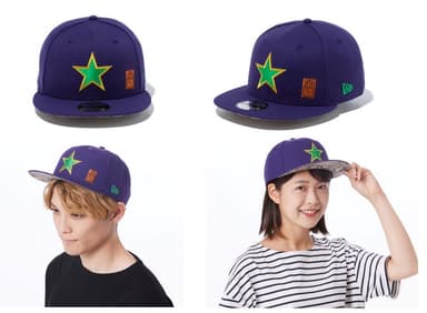 ジョジョの奇妙な冒険　ストーンオーシャン【NEW ERA】キャップ　9FIFTYモデル　JOTARO PURPLE(1)