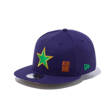 ジョジョの奇妙な冒険　ストーンオーシャン【NEW ERA】キャップ　9FIFTYモデル　JOTARO PURPLE(3)