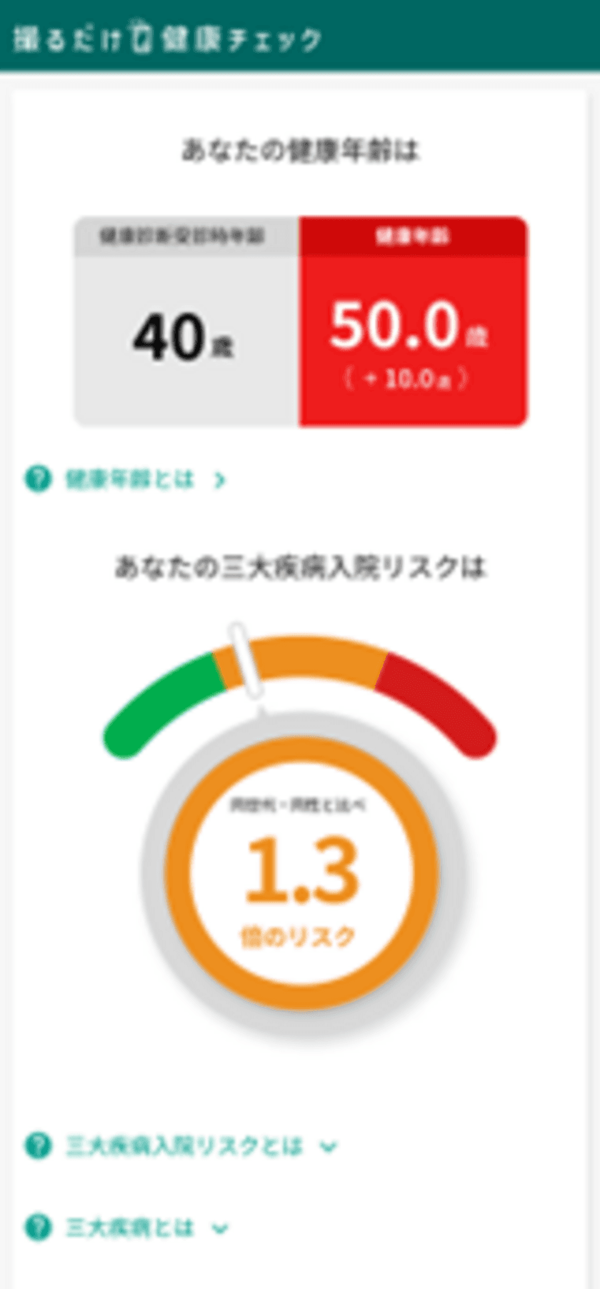 JMDC、三井住友海上あいおい生命に
健康リスク予測Webサービス「撮るだけ健康チェック」を提供