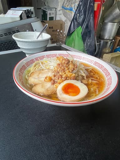 ラーメンに食べる背脂。