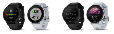 「Forerunner 955」 Black / White・「Forerunner 955 Dual Power」 Black / White