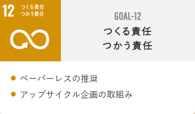 SDGs12つくる責任・つかう責任