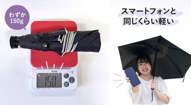 わずか150g！スマホ並み