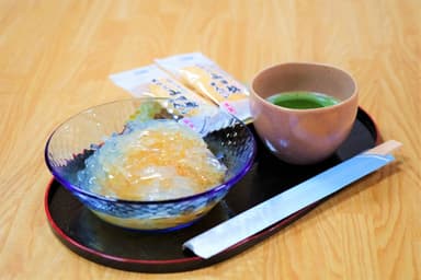 身体の中まですっきり光明寺特製ところてんと美味しいお抹茶(1)