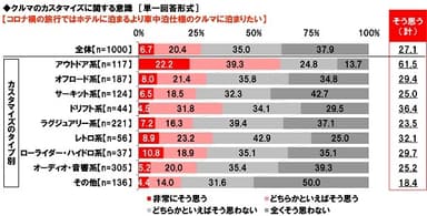 クルマのカスタマイズに関する意識（3）