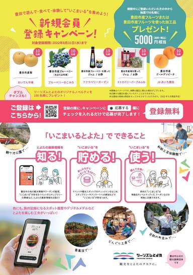 会員制Webサービス『いこまいる とよた』キャンペーン　2