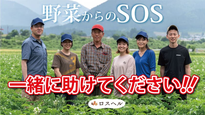 規格外野菜の定期宅配サービス「ロスヘル」が
クラウドファンディングをREADYFORにて6/10より開始