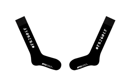 RGA096 Jacquard logo High Socks　￥3&#44;300(税込)　Color：Black