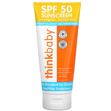 Think&#44; シンクベイビー&#44; 日焼け止め&#44; SPF 50+&#44; 177ml