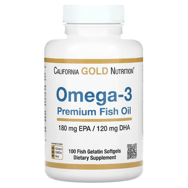 California Gold Nutrition&#44; オメガ3プレミアムフィッシュオイル&#44; 魚ゼラチンソフトジェル100粒