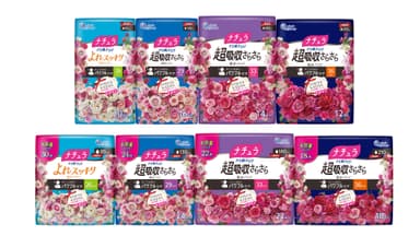 大王製紙「ナチュラ」花柄パッケージコラボ_花柄パッケージ一覧_日比谷花壇