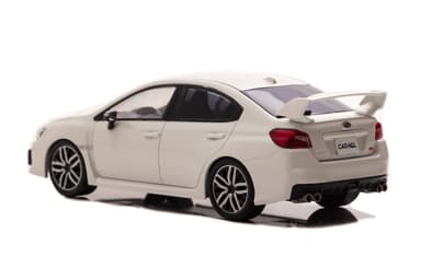 1/43 スバル WRX STI Type S (VAB) 2019 Crystal White Pearl：左後