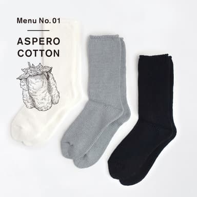 Menu No.01　ASPERO COTTON