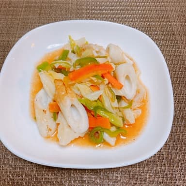 ちくわの炒め物(京野菜ドレッシング)