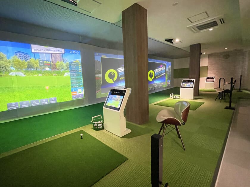 鎌倉ハムがゴルフ業界へ新規参入！名古屋に全7打席
「亀島SCREEN GOLF」を8月2日グランドオープン