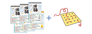 活脳パズルテキストと専用教具