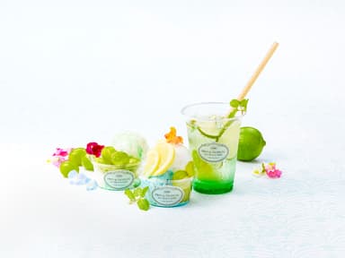 MINTY & TROPICAL ICE CREAM & DRINK＿Minty Spark_FLOWERS_日比谷花壇