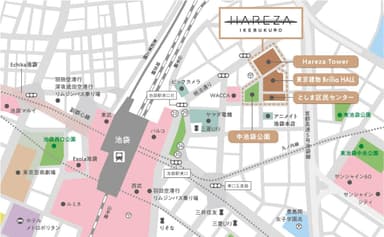 Hareza池袋_accessMap