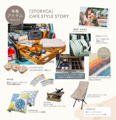 CAFE STYLE STORY搭載・グッズ