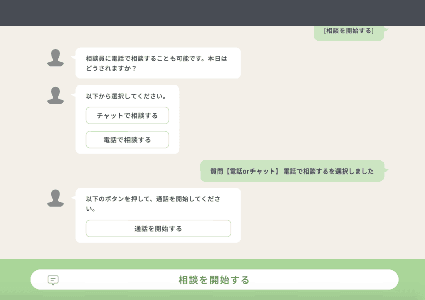 マルチSNS相談窓口プラットフォーム『つながる相談』にて
GIGAスクール端末を利用した『チャット＋通話』相談を提供開始