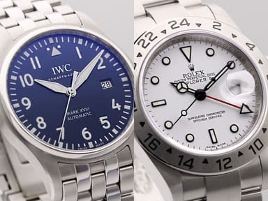 IWC、ロレックス