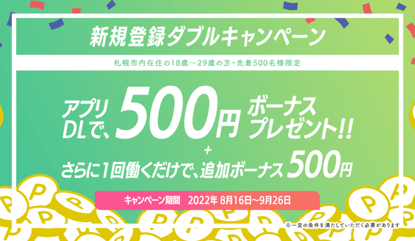 飲食店特化型マッチングアプリ「Forking」の
新規登録ダブルキャンペーンを先着500名様限定で8月中旬から開始