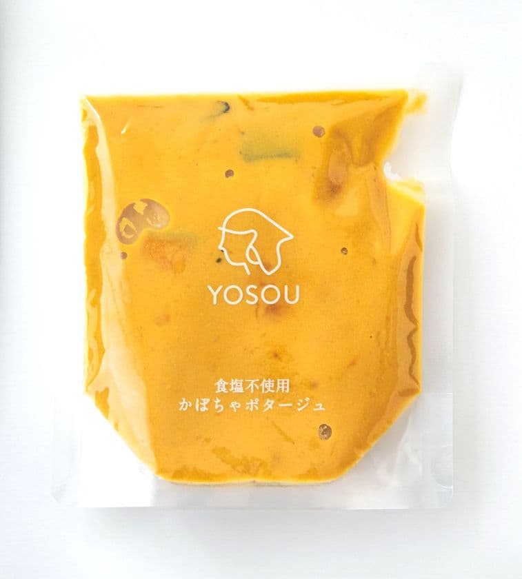 食塩不使用の野菜スープ「YOSOU」発売から1周年を記念して
国産かぼちゃを増量で「かぼちゃポタージュ」をリニューアル　
猛暑続きでも、塩分は「補給」より「制限」が健康に繋がります