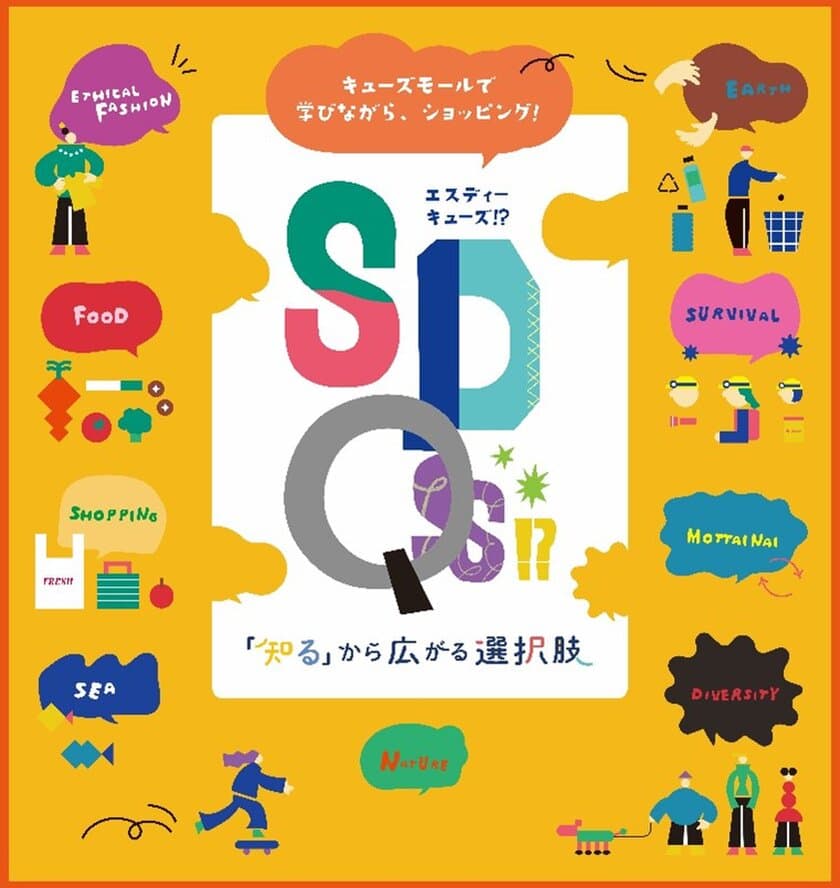 「みのおキューズモール」地域共育型ショッピング体験イベント
SDQs!?-「知る」から広がる選択肢-