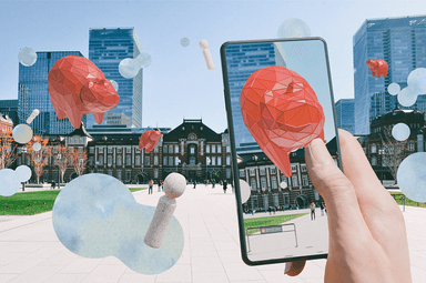 「TOKYO STATION AR ART PROJECT revival for ARTBAY TOKYO」 JR東日本 東京感動線