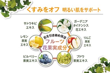 フルーツ花果実成分配合