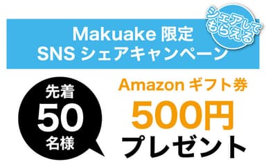 SNSシェアキャンペーン開催